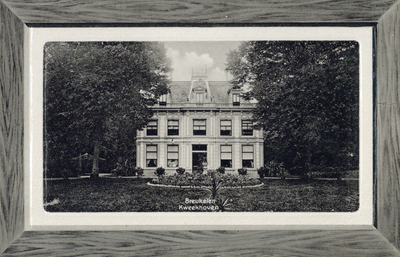 8727 Gezicht op de voorzijde van het huis Queekhoven te Breukelen uit het westen.